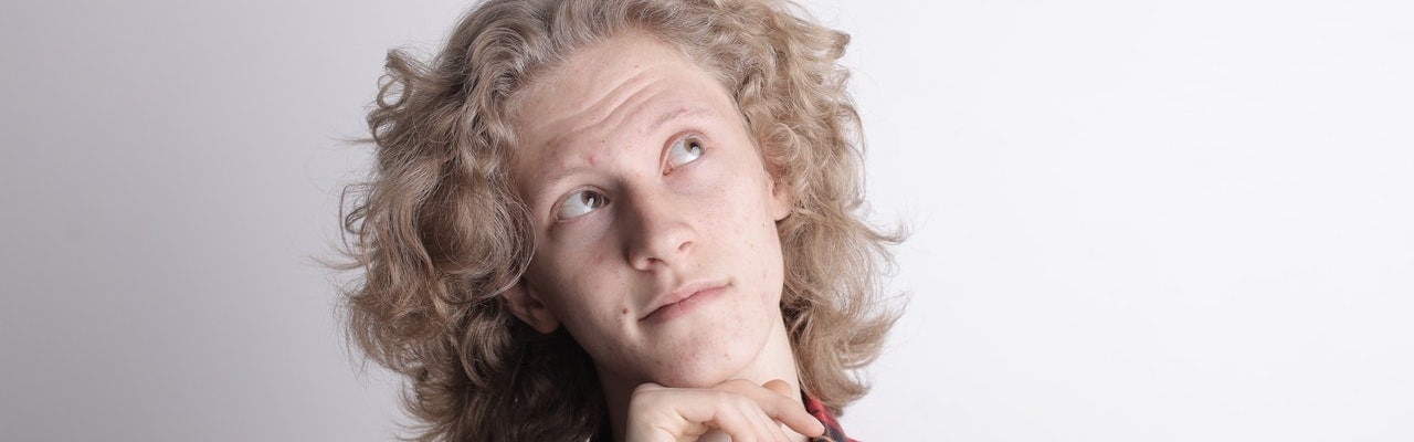 Scriptie verwachtingen afbeelding - Denkende man